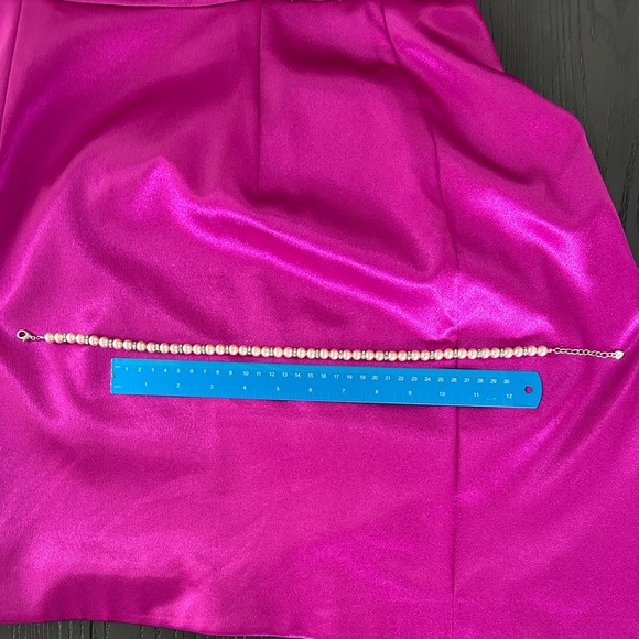 Vintage Givenchy Pink Pearl Costume Jewelery Set - Picture 4 of 4